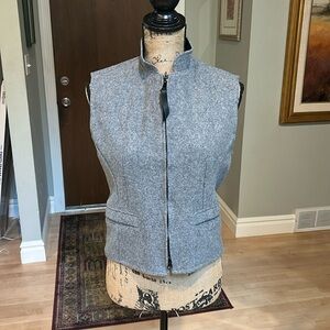 Schaefer Outfitter Wool/Nylon Gray Vest Size Small Women’s